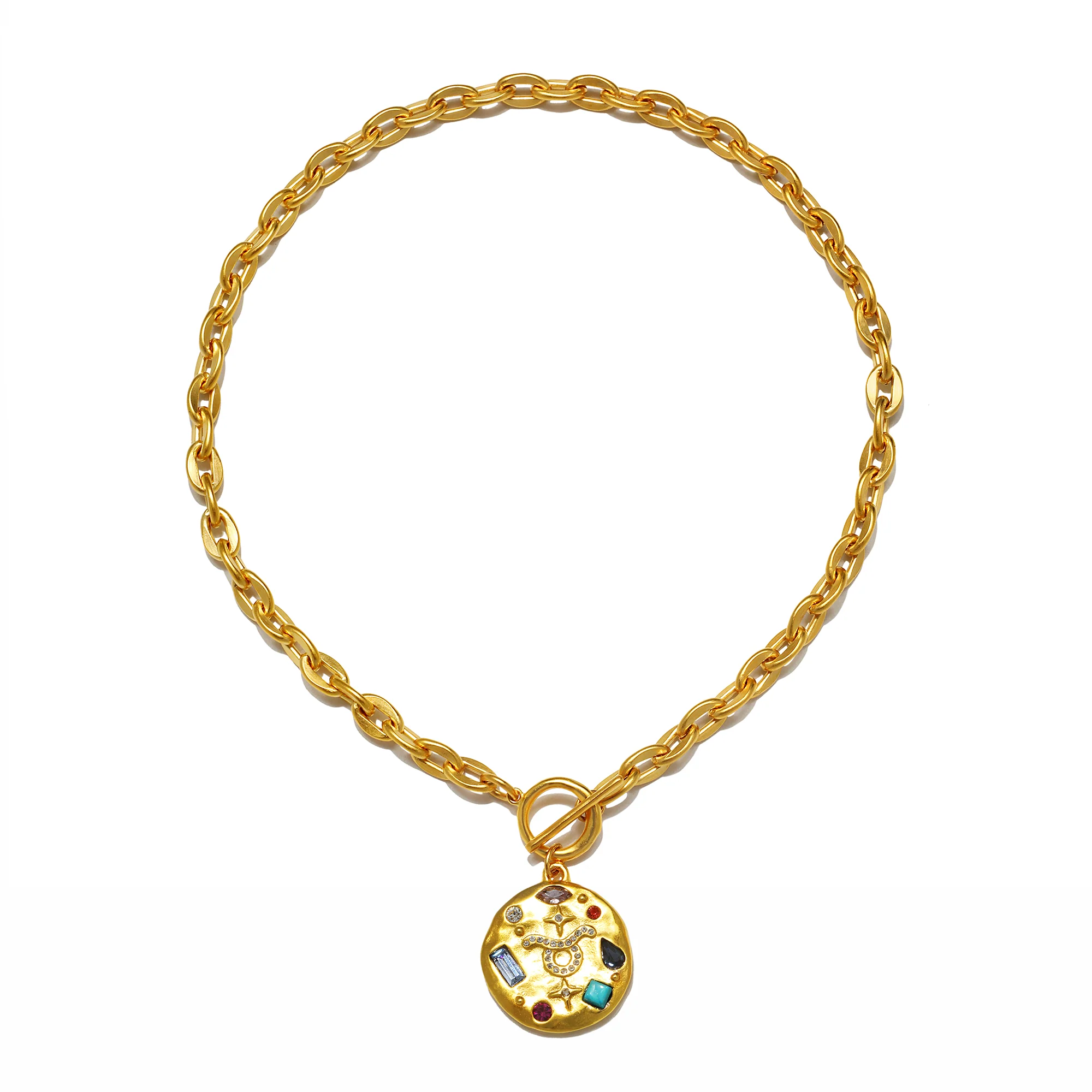 Mosaic Zodiac Necklace - Image 3