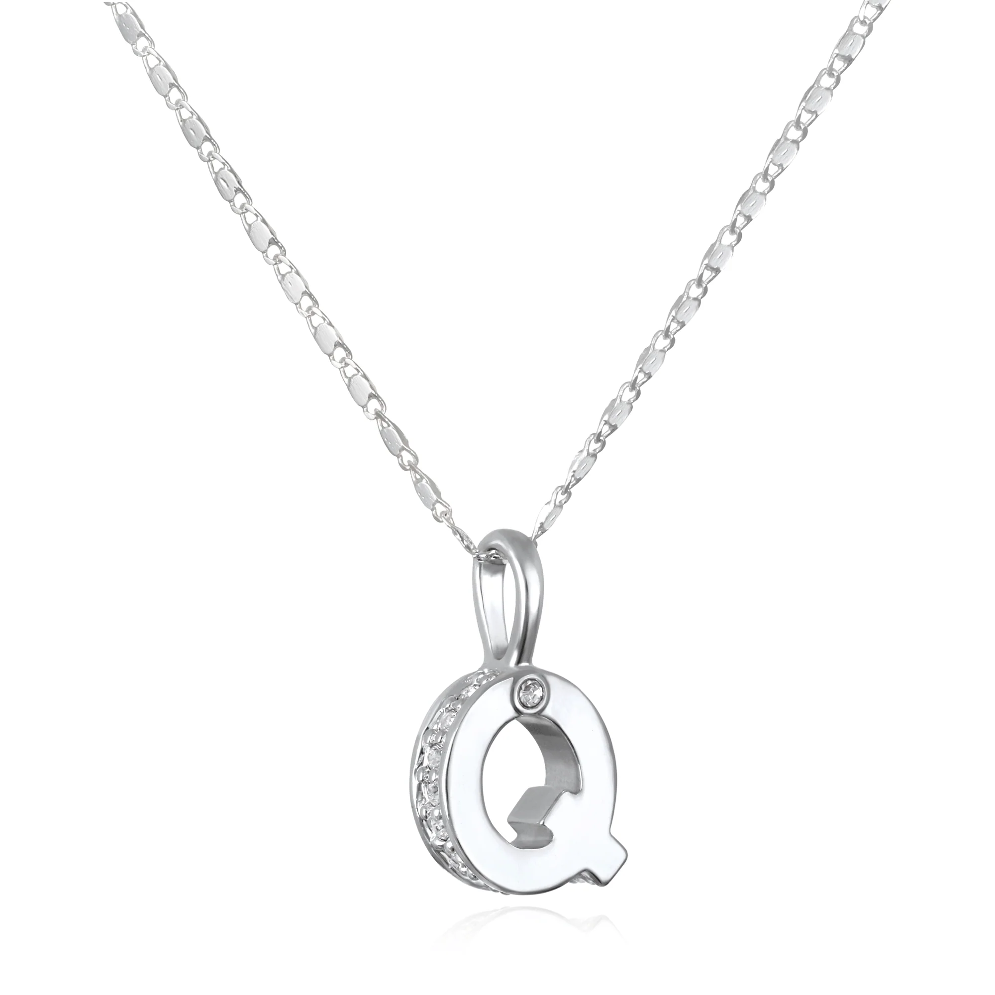Penelope Initial Talisman Necklace- Silver - Image 19